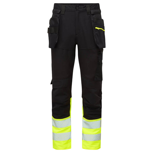 DX4 Hi-Vis 1-luokan Craft-housut irrotettavilla riipputaskuilla - DX457-1