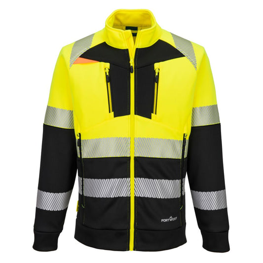 DX4 Hi-Vis vetoketjullinen Funnel Neck- collaripusero (Luokka 1) - DX490-1