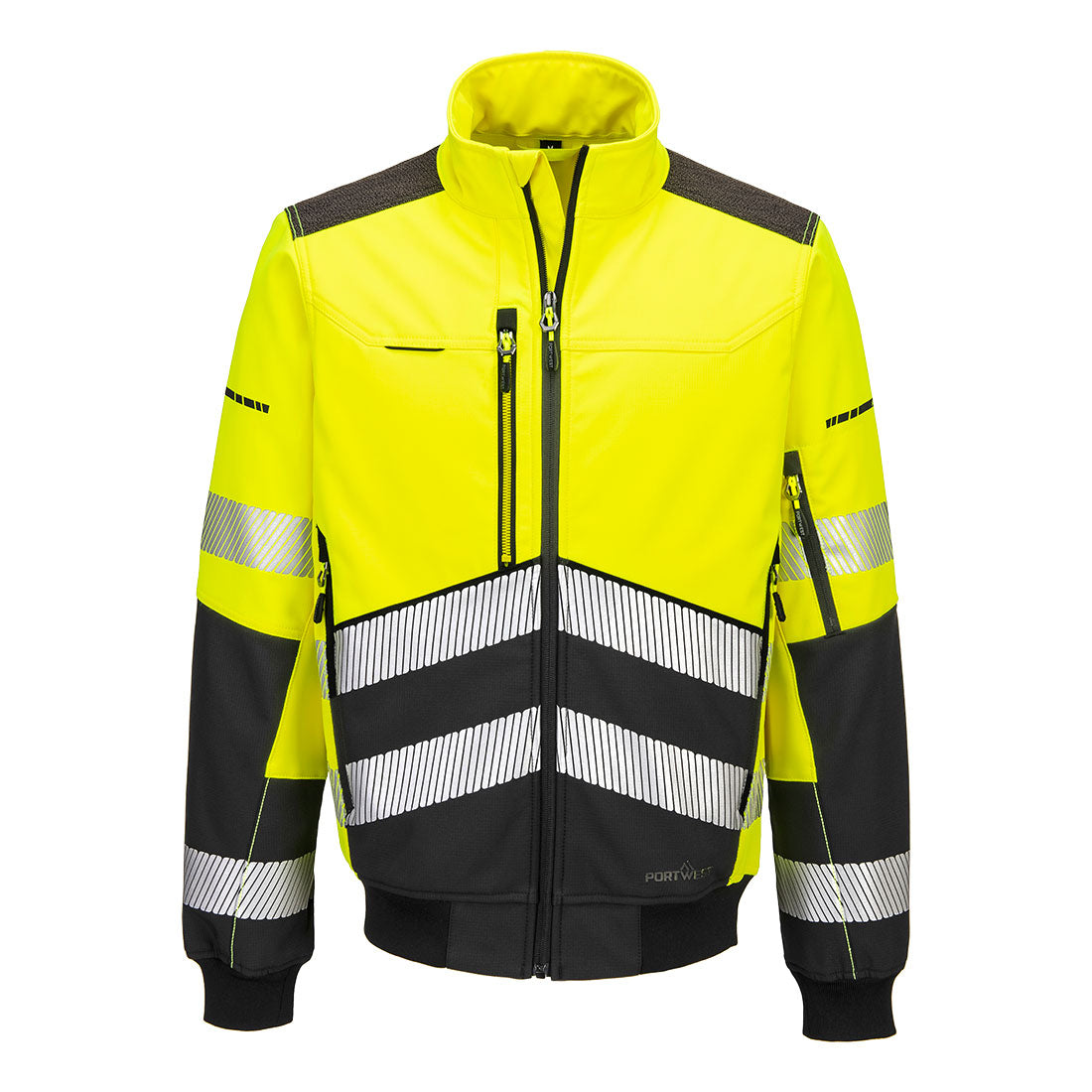 EV4 Hi-Vis Softshell Bomber-takki (3L) - EV468-1