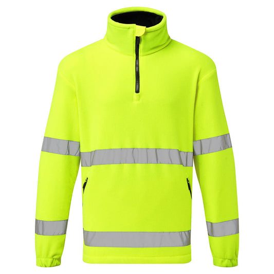 Hi-Vis 1/2 vetoketju Fleece - F302-1