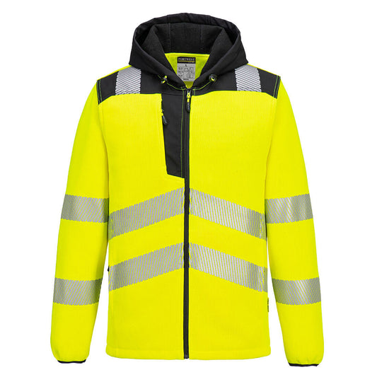 Hi-Vis tekninen fleece huppari - PW335-1