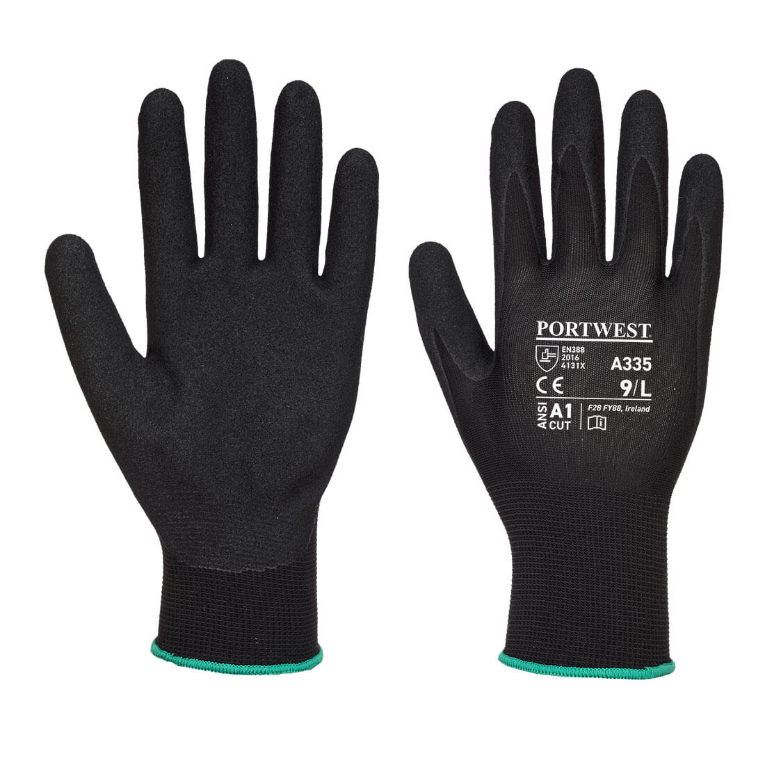 Dermi Grip Nitriilipinnoitettu Työkäsine NPR15 A335