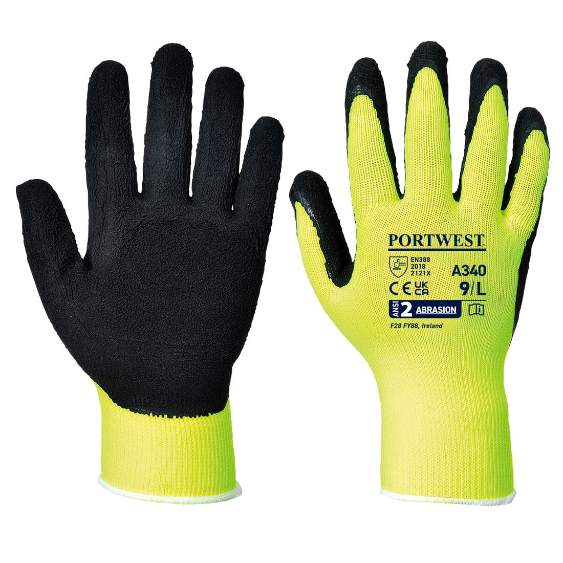 Hi-Vis Grip Työkäsine / HUOM! saatavilla myös pieniä kokoja A340