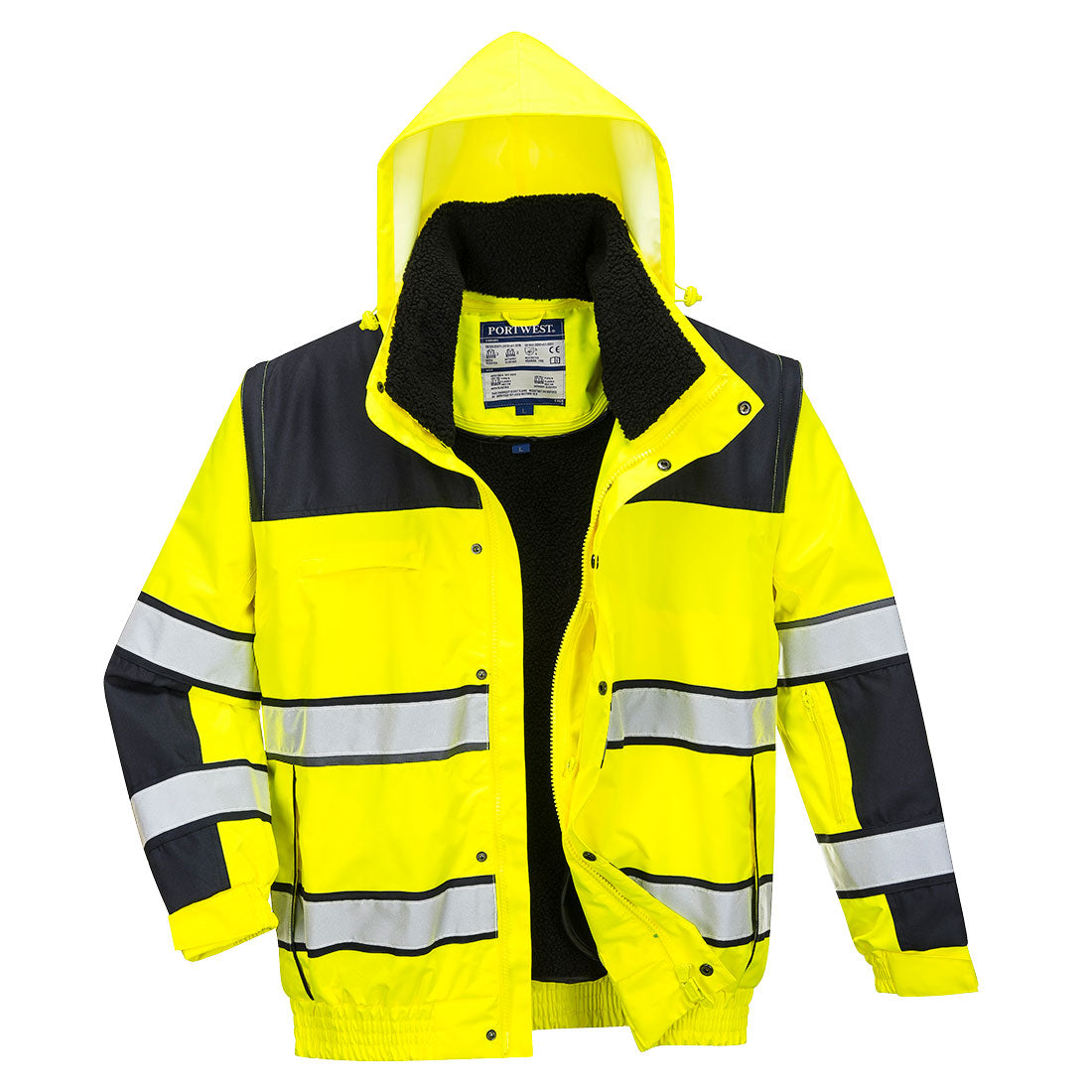 Hi-Vis Huomiotakki Irrotettavilla Hihoilla C466
