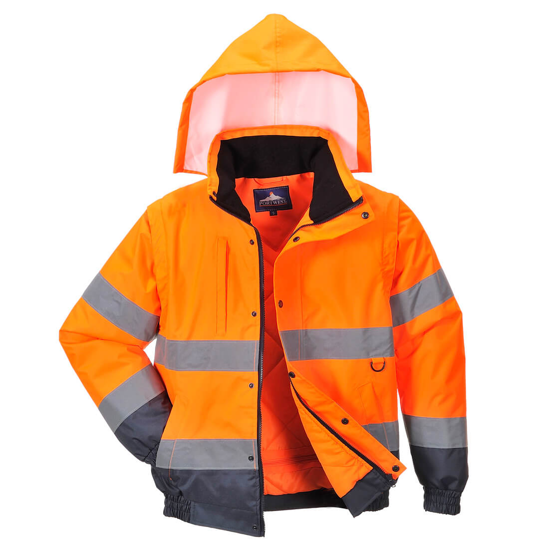 Hi-Vis Huomiotakki Lyhyt 2-in-1 C468