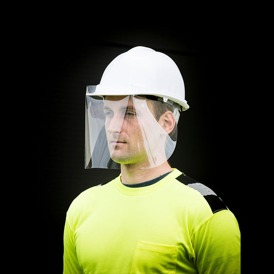Portwest APET Kasvosuoja kypärään / Laatikko 250 kpl. CV19