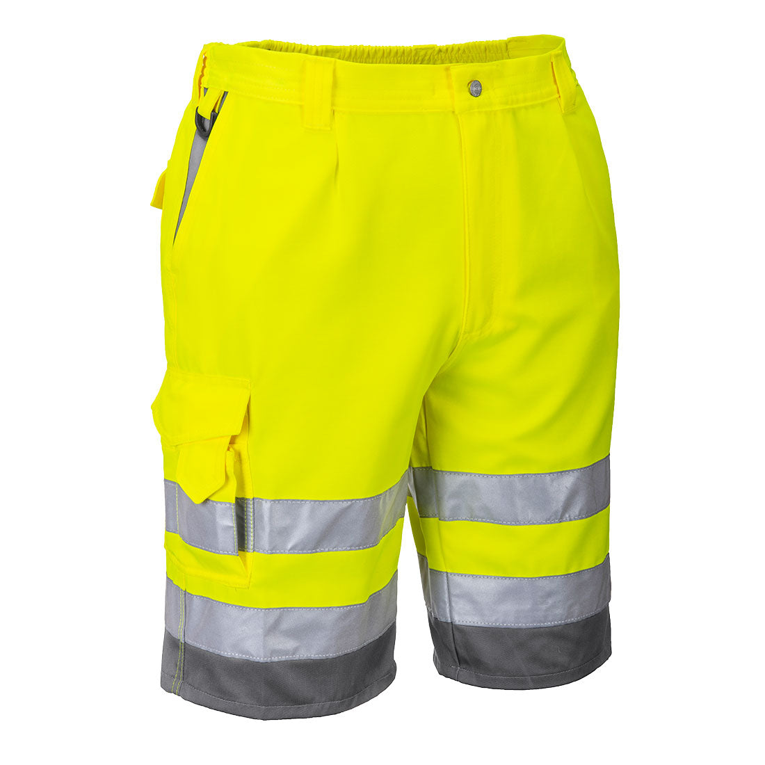 Hi-Vis Poly Puuvillaiset Huomioshortsit E043