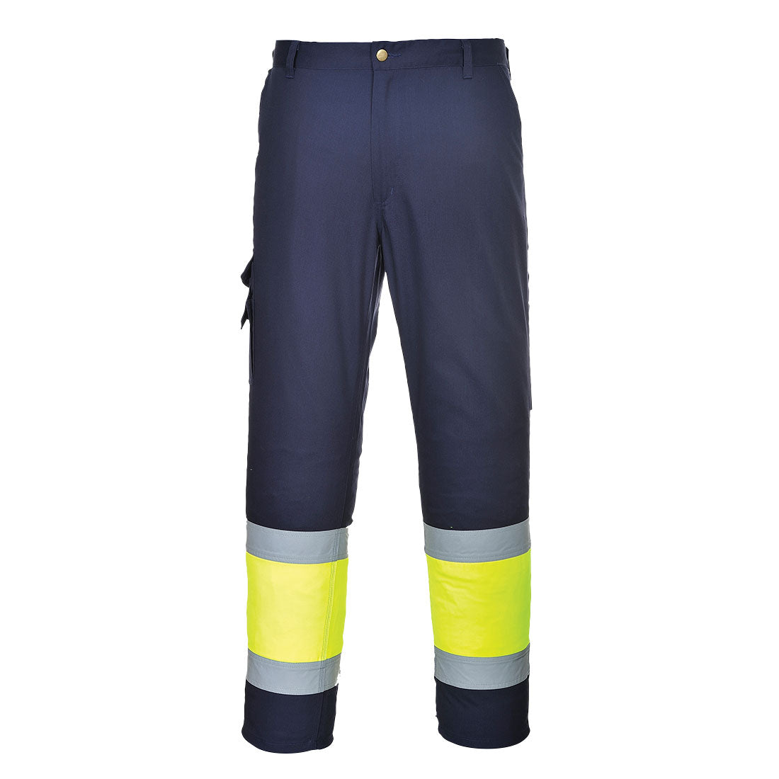 Hi-Vis Kaksiväriset Huomiohousut Joustovyötäröllä E049