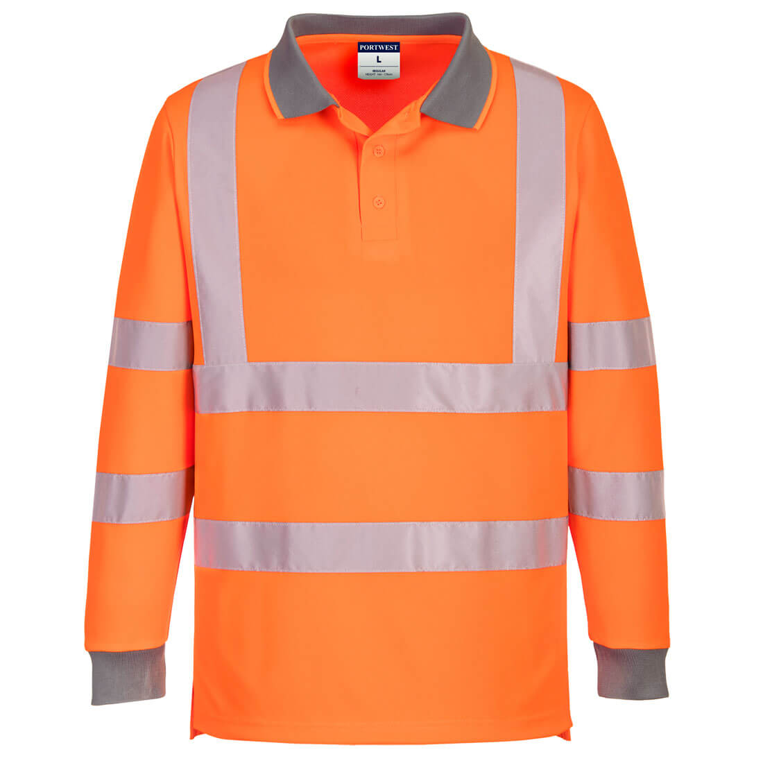 Eco Hi-Vis Pitkähihainen Pikeepaita / Laatikossa 6 kpl. EC11