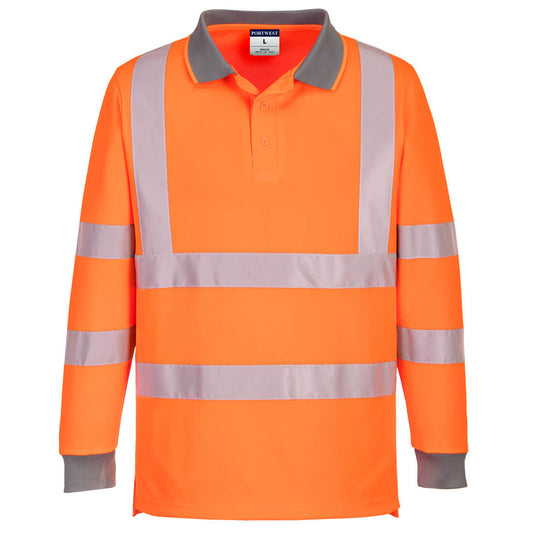 Eco Hi-Vis Pitkähihainen Pikeepaita / Laatikossa 6 kpl. EC11