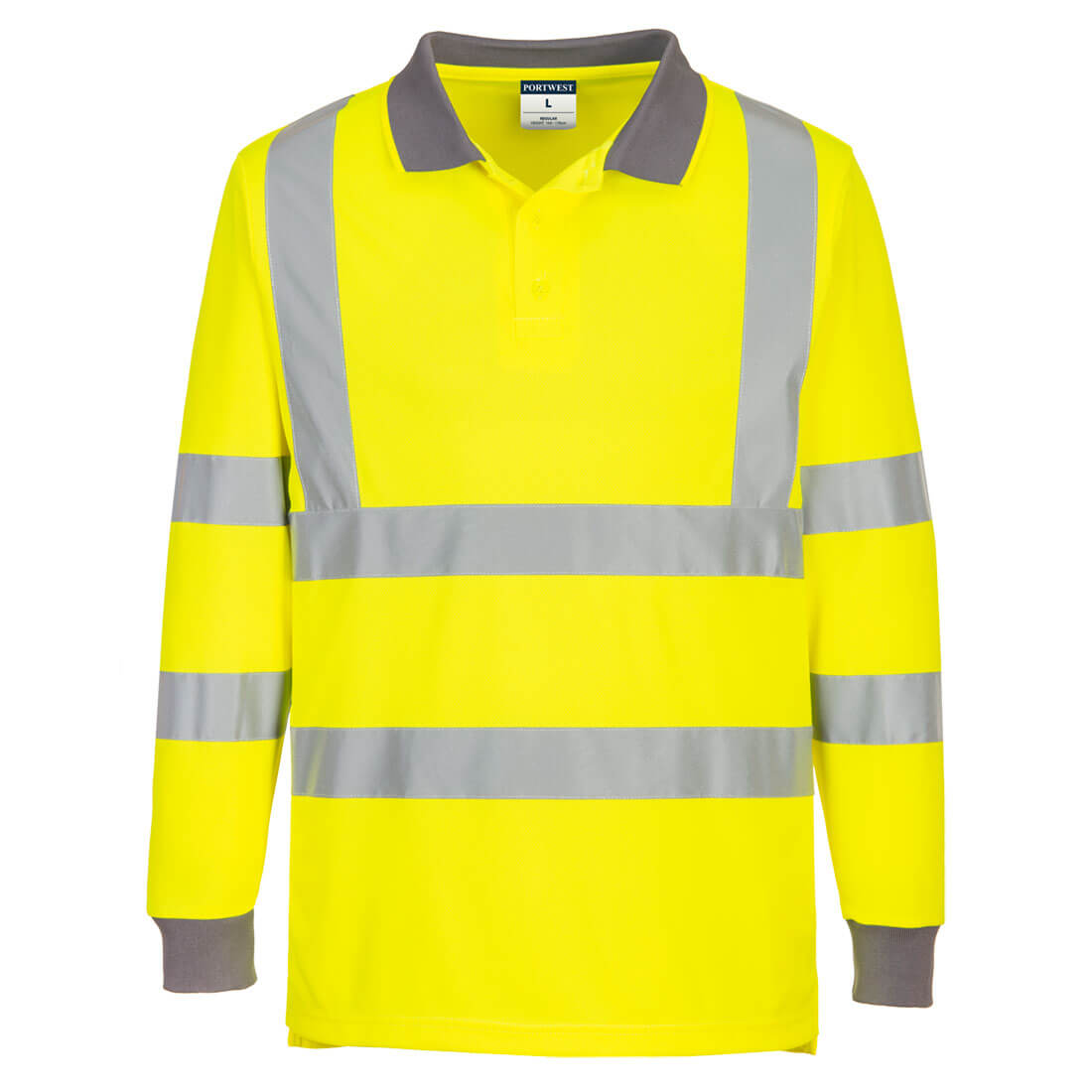 Eco Hi-Vis Pitkähihainen Pikeepaita / Laatikossa 6 kpl. EC11