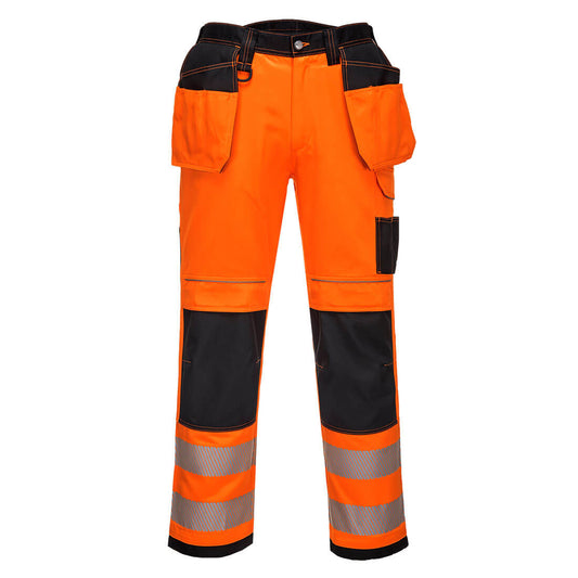 PW3 Hi-Vis Stretch- riipputaskuhousut PW306
