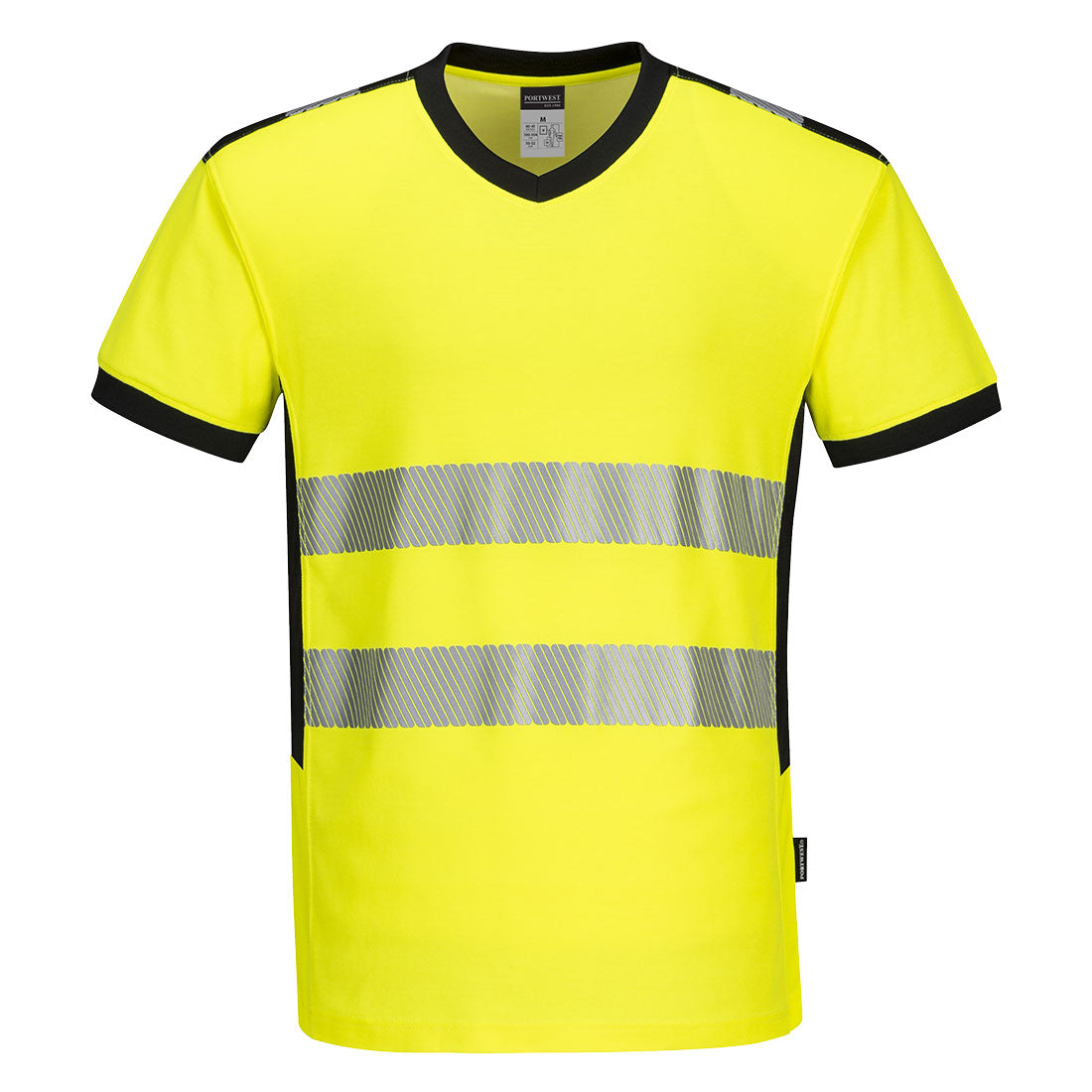 PW3 Hi-Vis V-kaulus T-paita PW310