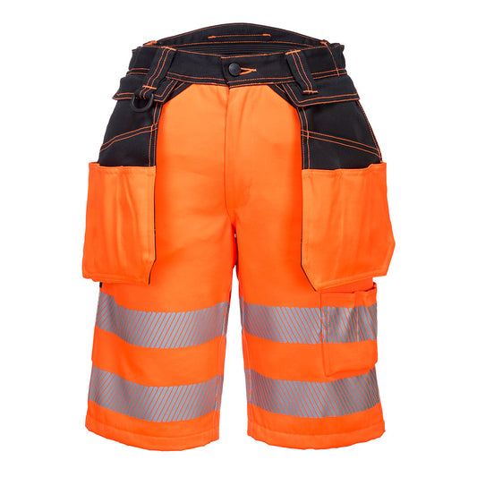 PW3 Hi-Vis riipputaskushortsit PW343