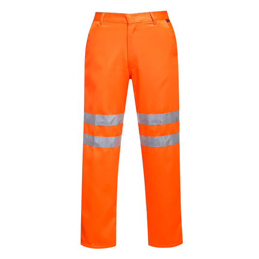 Hi-Vis Rauta- ja Maantietyöntekijän Huomiohousut PE-CO / RIS RT45