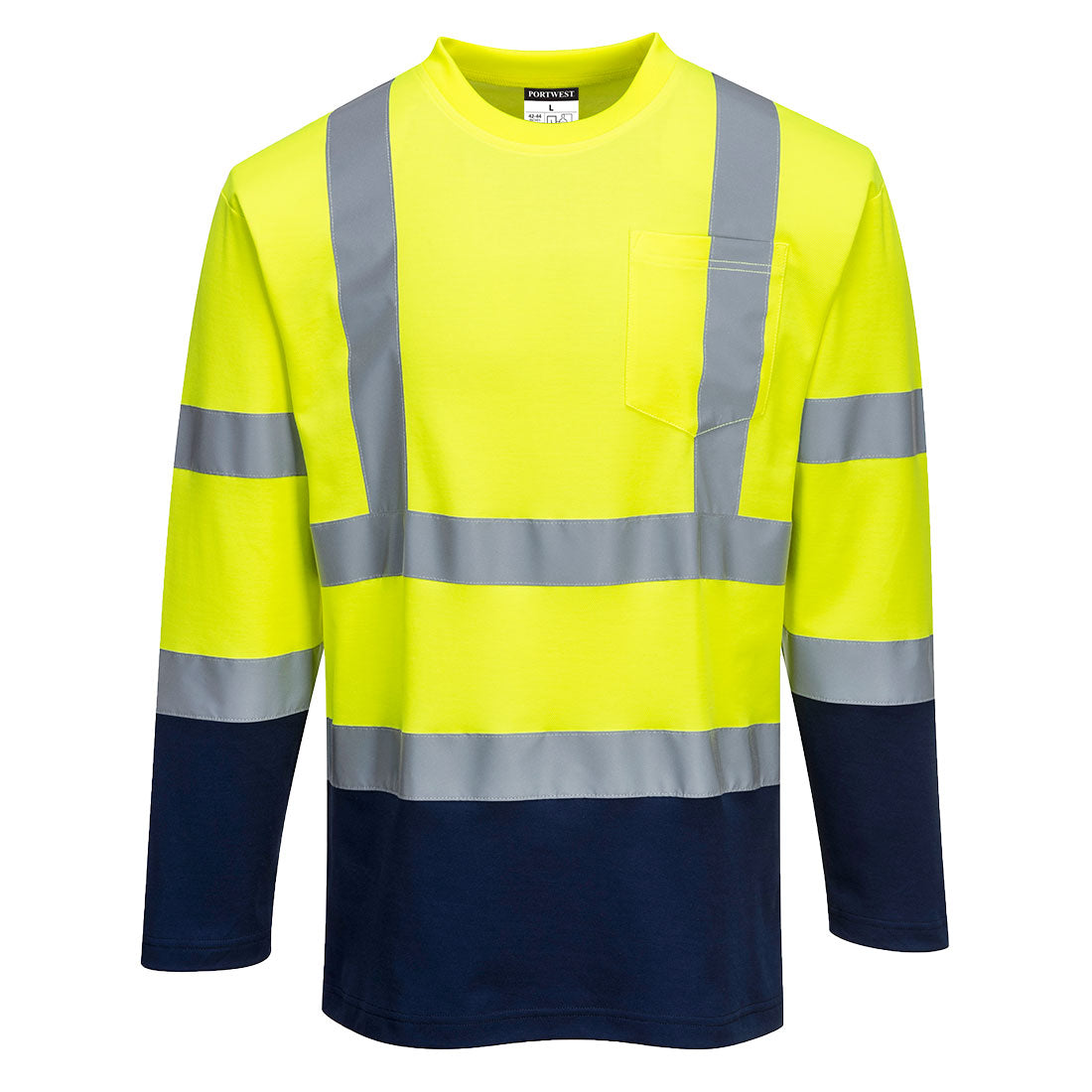 Pitkähihainen, kaksiväri Cotton Comfort t-paita S280