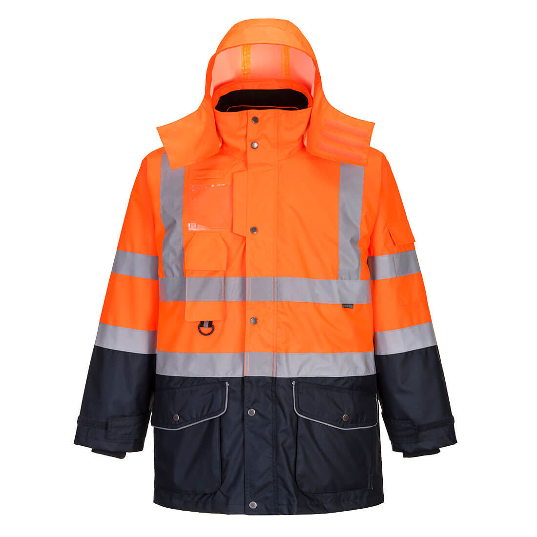 Traffic Hi-Vis 7-in-1 Kaksivärinen Huomiotakki S426