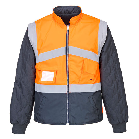 Hi-Vis 2-sävyinen Käännettävä Huomiotakki S769