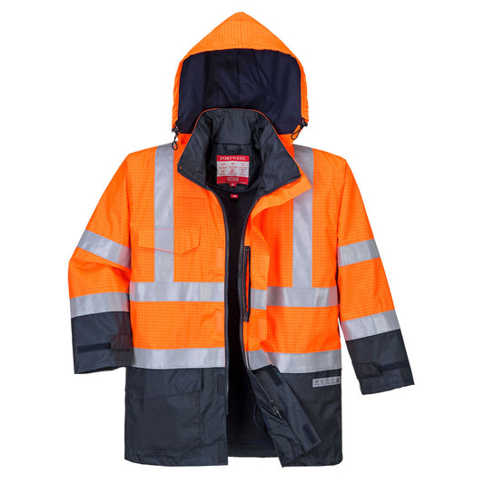 BizFlame Hi-Vis Vuorellinen Huomiotyötakki S779