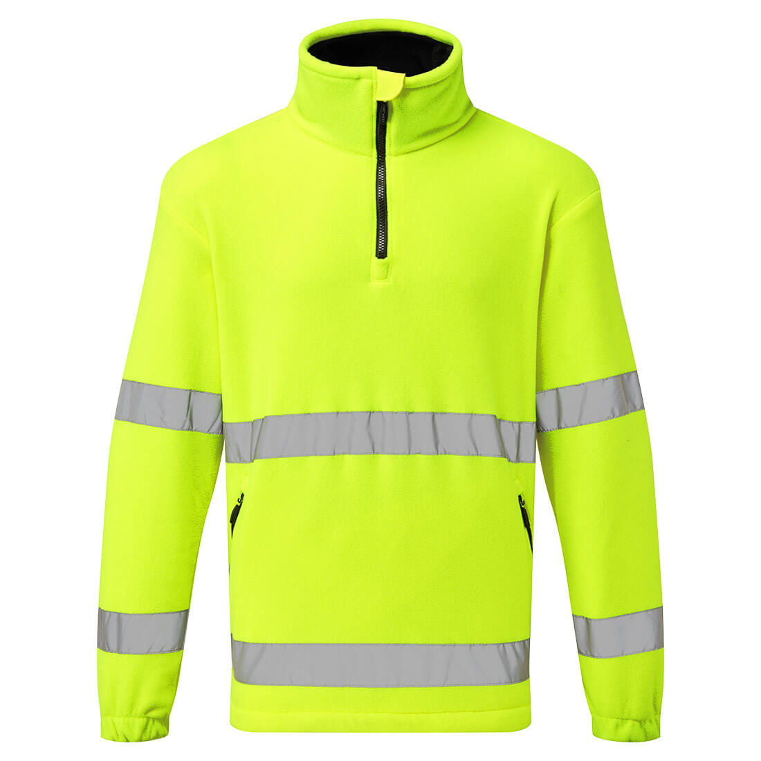 Hi-Vis 1/2 vetoketju Fleece - F302-1