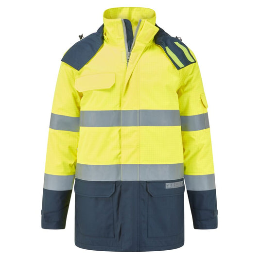 Bizflame Rain+ Hi-Vis Multi-Normi Kontrasti FR vuorellinen talvitakki - FR617-0