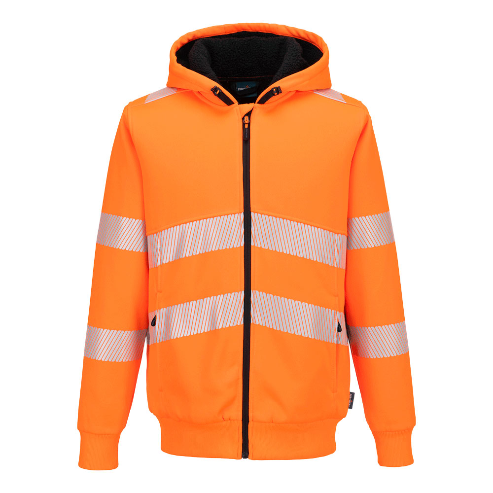 PW321 Hi-Vis vetoketjullinen talvihuppari - PW321-0