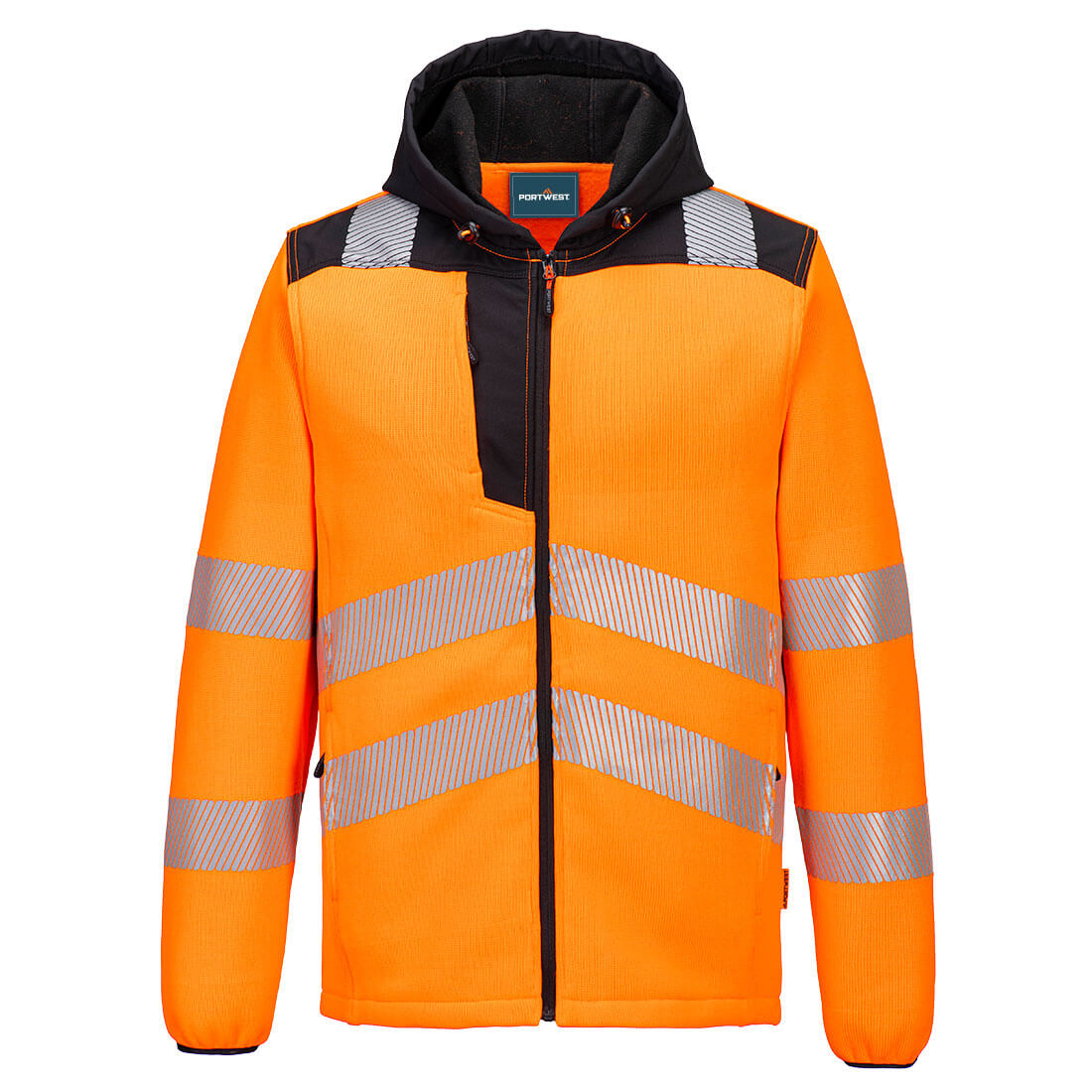 Hi-Vis tekninen fleece huppari - PW335-0