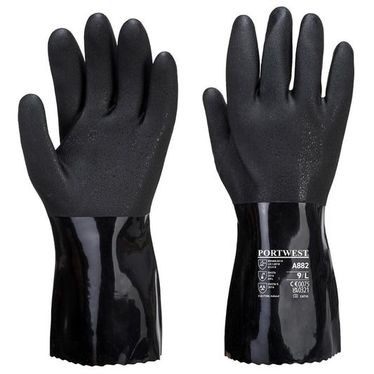 Portwest Antistaattiset PVC kemikaalisuojakäsineet A882