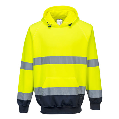 Kaksi sävy Hi-Vis huppari - B316