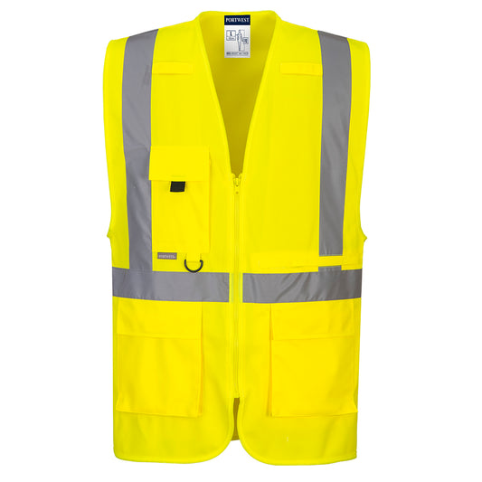 Hi-Vis Huomioliivi Tablettitietokonetaskulla C357