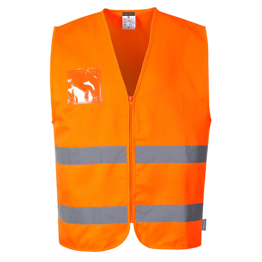 Hi-Vis Huomioliivi Vetoketjulla C497