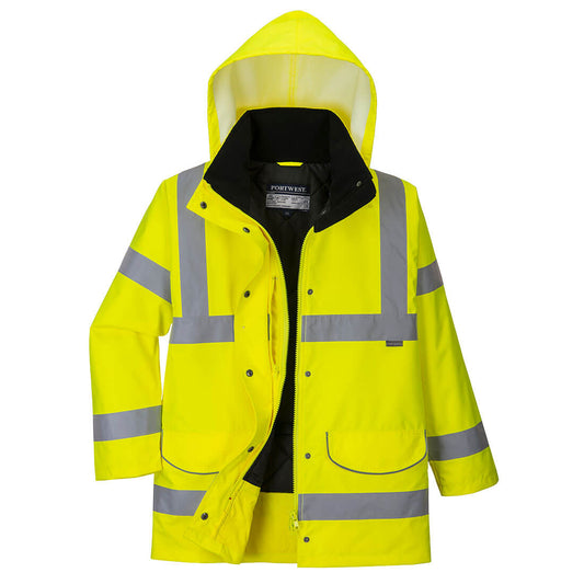 Hi-Vis Traffic Naisten Huomiotakki Pitkä S360