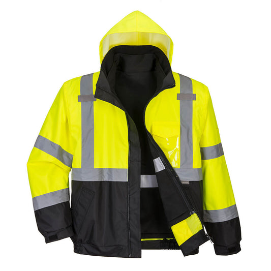 Hi-Vis Premoum 3-in-1 Huomiotakki Lyhyt S365