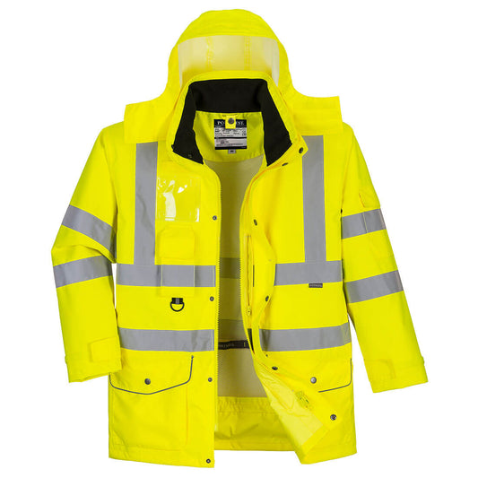 Traffic Hi-Vis 7-in-1 Pitkä huomiotakki S427