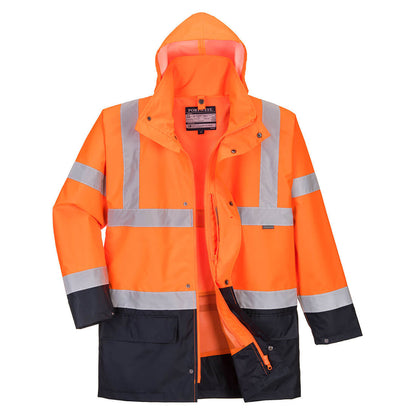 Hi-Vis 5-in-1 Kaksiväri Takki  - S766