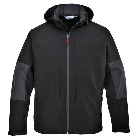Softshell-takki hupulla 3L TK53